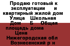 Продаю готовый к эксплуатации  18-и квартирный жилой дом › Улица ­ Школьная › Дом ­ 6“Б“ › Общая площадь дома ­ 7 953 › Цена ­ 7 300 000 - Нижегородская обл., Вознесенский р-н, Нарышкино с. Недвижимость » Дома, коттеджи, дачи продажа   . Нижегородская обл.